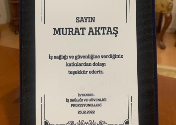 TÜMİD yönetim kurulu üyemiz Murat Aktaş İSG profesyonelleri buluşma programına Katıldı