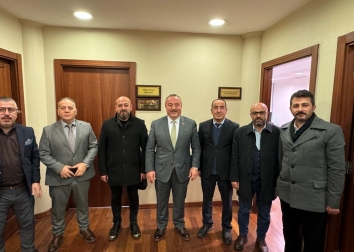 Genel Başkanımız Halil İbrahim Ece, İBB Meclis Üyesi Dursun Çağlayan'ı ziyaret etti